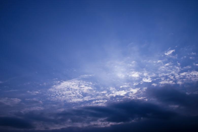 Free stock image of Blue Sky with Clouds created by Bjorgvin
