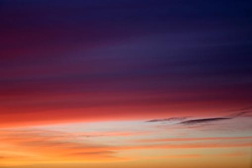 Purple Sunset Sky - Free Stock Photo