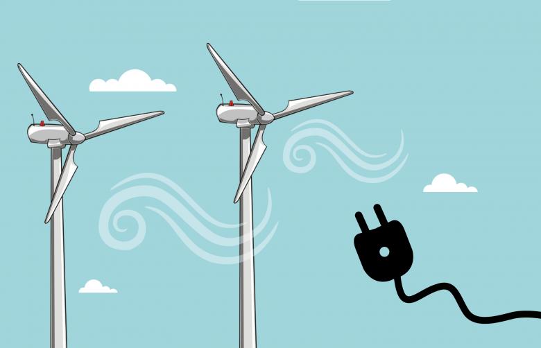 Free stock image of Wind Energy Illustration created by mohamed hassan