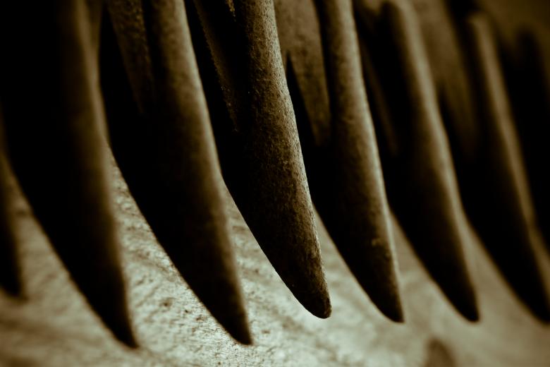 Free stock image of Rusted Steel Spikes created by Bjorgvin