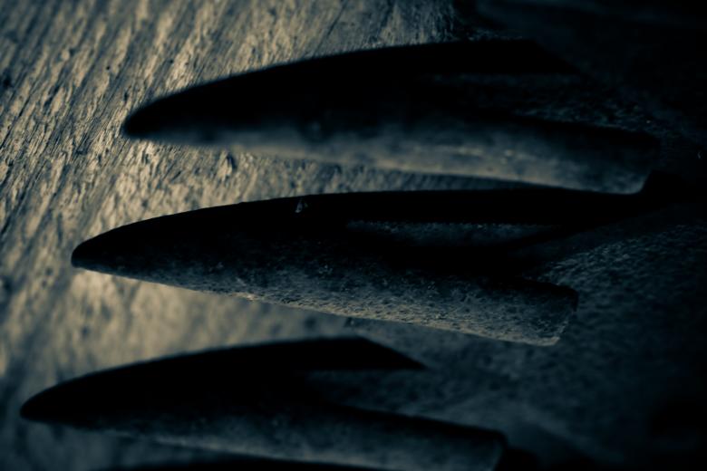 Free stock image of Old Rusty Spikes created by Bjorgvin