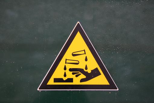 Free Stock Photo of Well designed warning sign