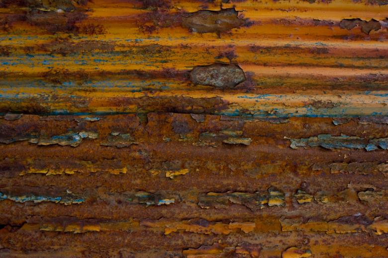 Free stock image of Rusted Corrugated Steel created by Bjorgvin