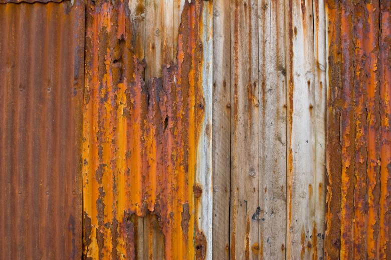 Free stock image of Rusty and Grunge Corrugated Metal created by Bjorgvin