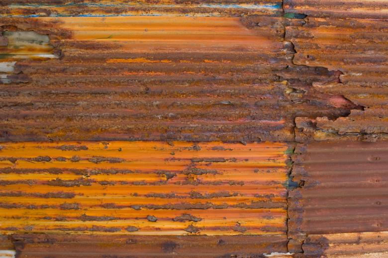 Free stock image of Old and Rusted Corrugated Metal created by Bjorgvin