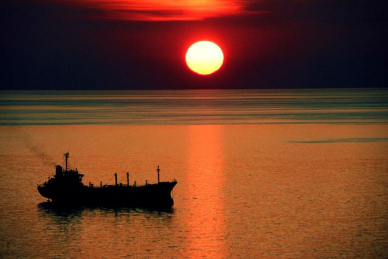 Free stock image of Ship at Sunset created by nino nin