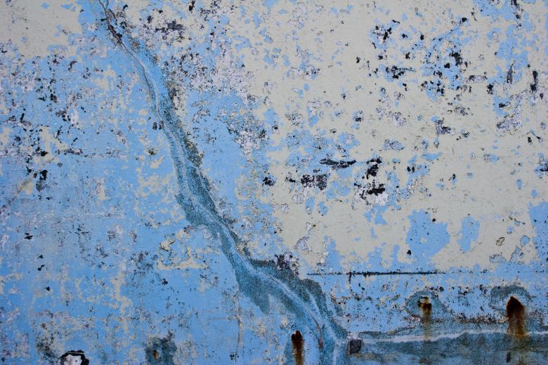 Free stock image of Cracked Grungy Blue Wall created by Bjorgvin