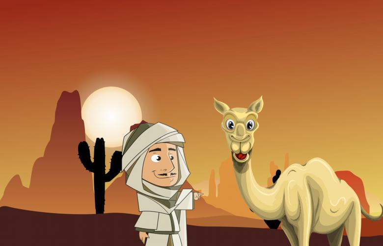 Free stock image of Desert Safari Illustration created by mohamed hassan
