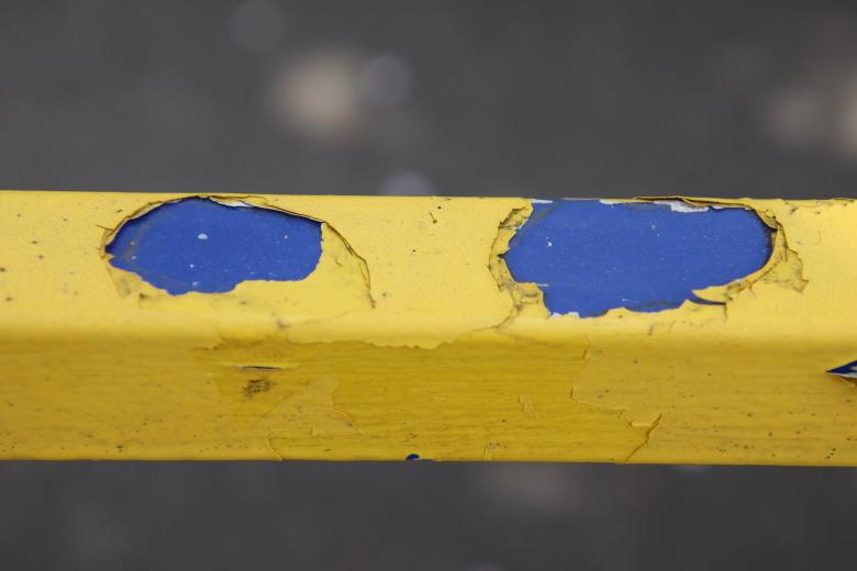 Free stock image of Peeled yellow paint created by GAIMARD Jacques