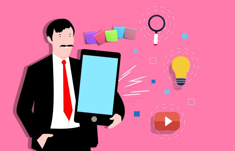 Free stock image of Smartphone User Illustration created by mohamed hassan