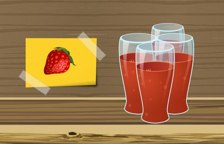 Free stock image of Strawberry Juice Illustration created by mohamed hassan