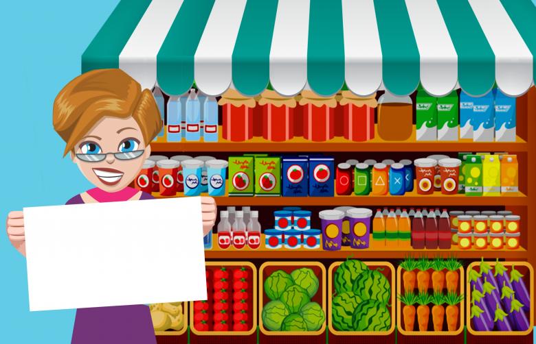 Free stock image of Grocery Promotion Illustration created by mohamed hassan