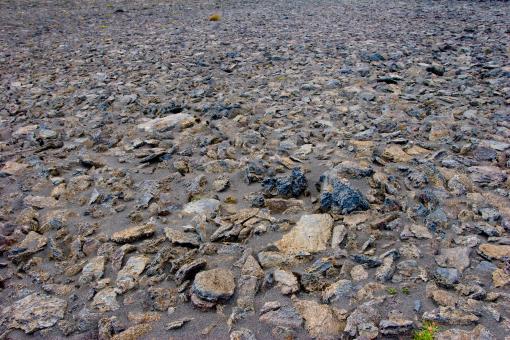 Free Stock Photo of Broken Lava Rocks