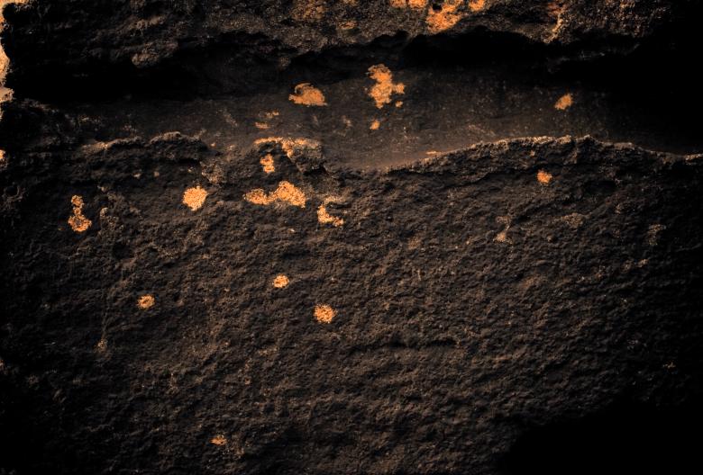 Free stock image of Yellow Spotted Dark Rock created by Bjorgvin