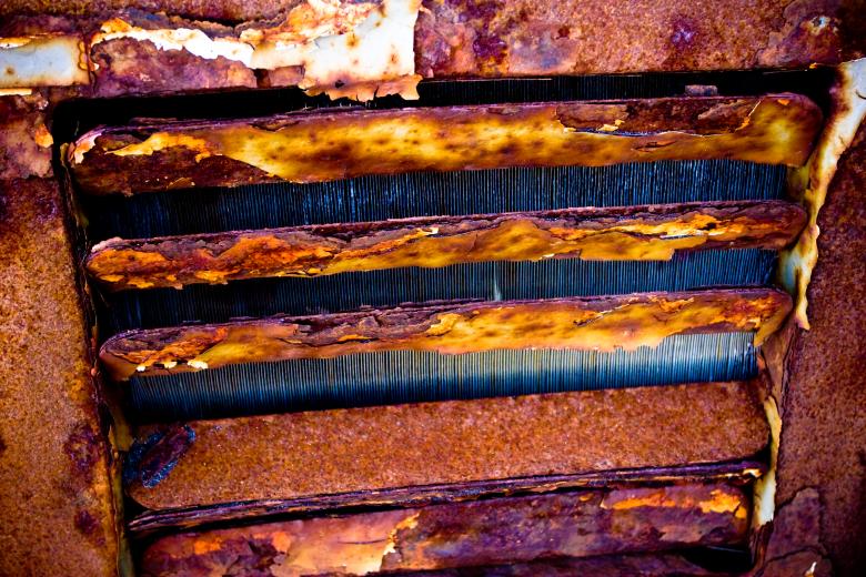 Free stock image of Rusty Old Radiator Detail created by Bjorgvin