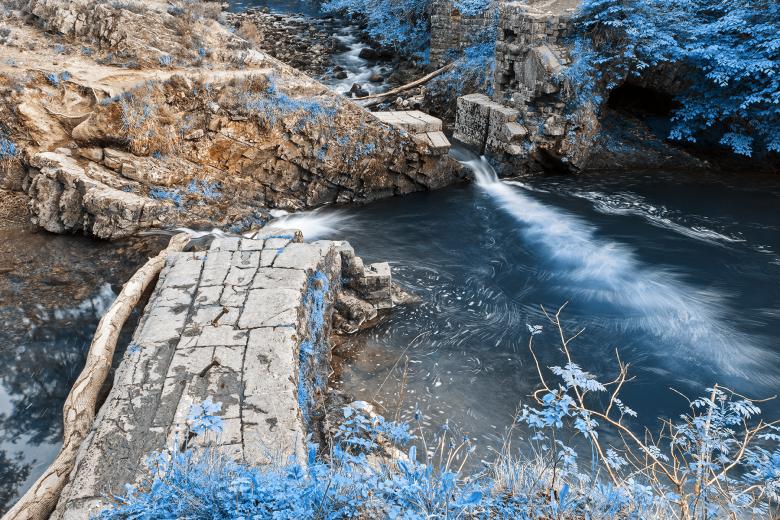 Free stock image of Brecon Beacons River Ruins - Nuclear Winter created by Nicolas Raymond