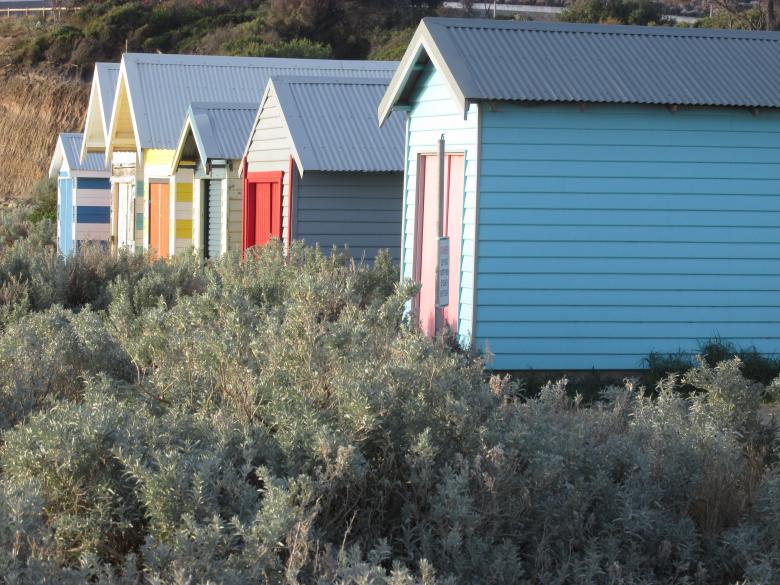 Free stock image of Bath Houses in Safety Beach created by Michiru Maeda