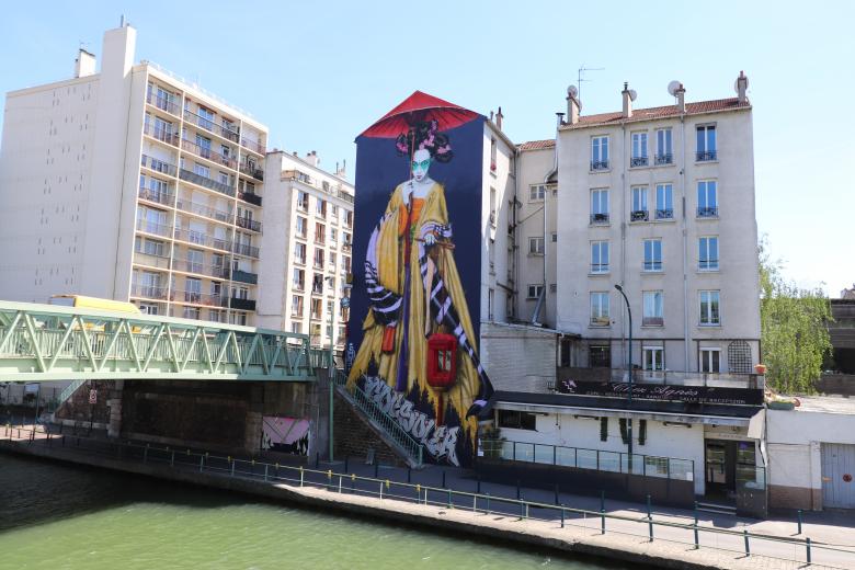 Free stock image of What a huge wall painting! created by GAIMARD Jacques