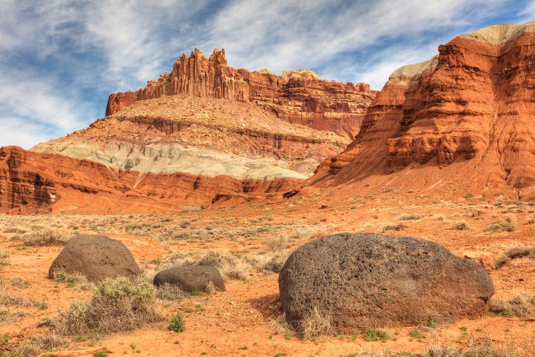 Free stock image of Capitol Reef Desert Castle created by Nicolas Raymond
