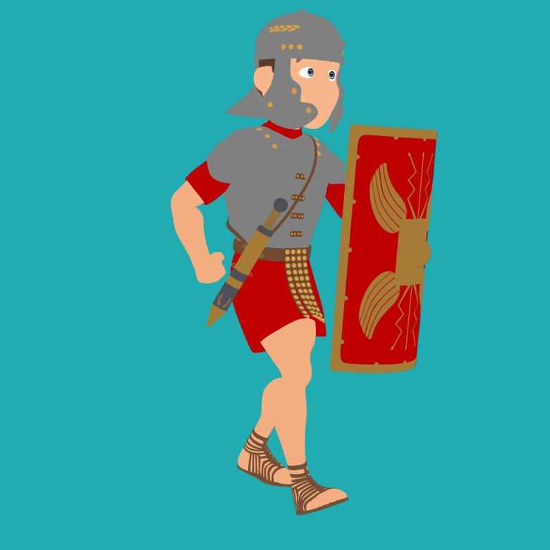 Free stock image of Roman Soldier Illustration created by Julien Tromeur