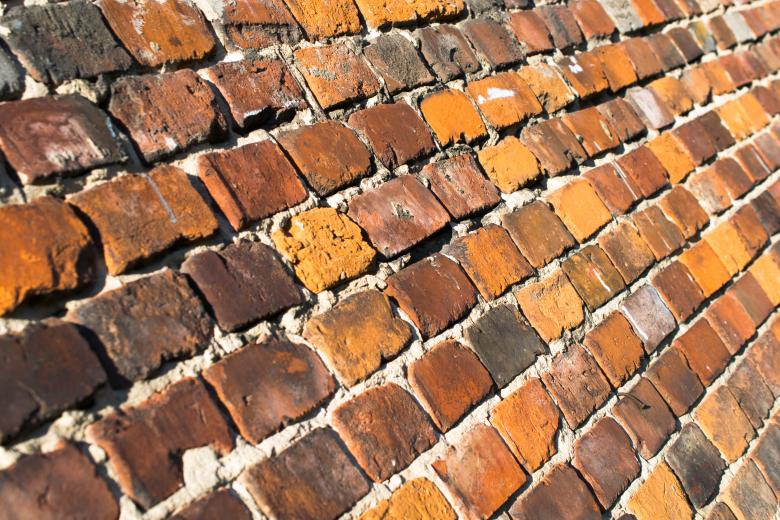 Free stock image of Wall Built of Red Bricks - Vintage Texture created by Krzysztof Bubel
