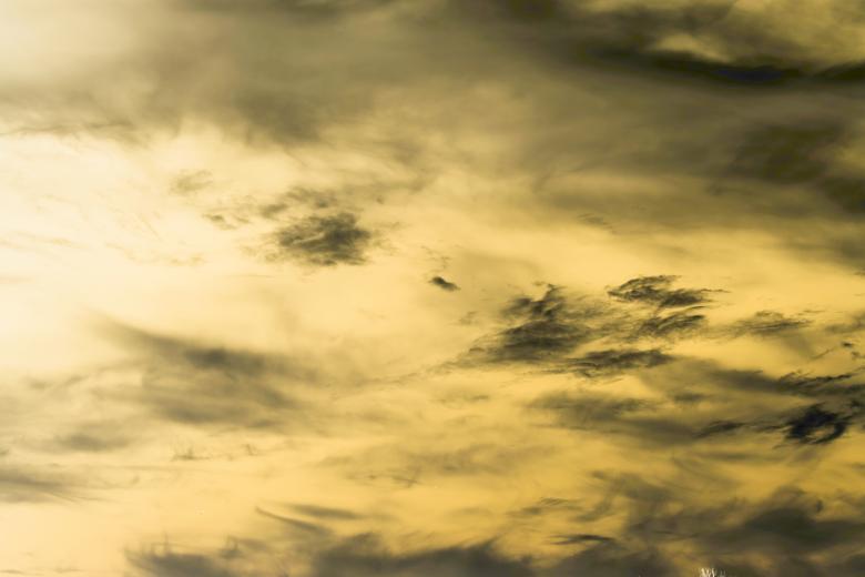 Free stock image of Black clouds and orange sky created by Krzysztof Bubel