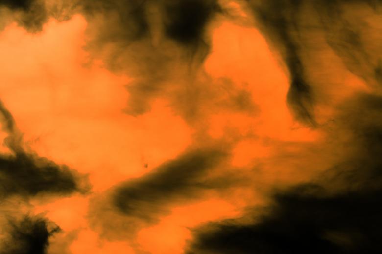 Free stock image of Orange sky black clouds created by Krzysztof Bubel