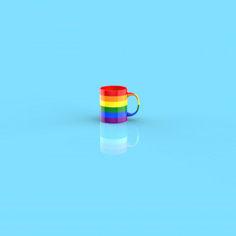 Free stock image of Rainbow Coffee created by Julien Tromeur