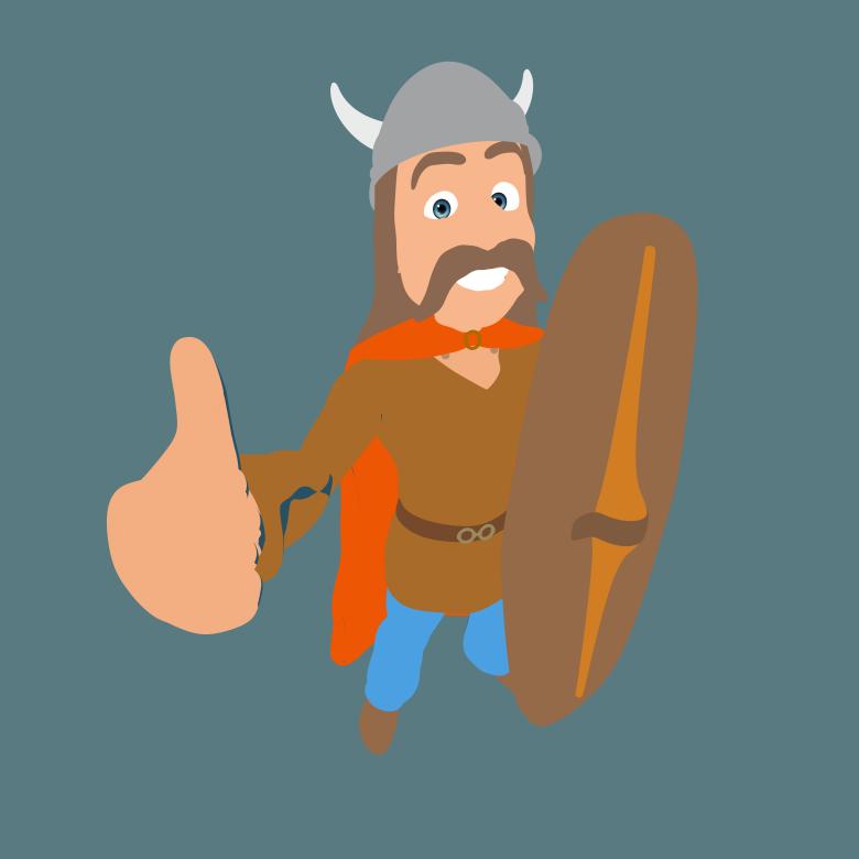 Free stock image of Gaulois Thumb Up created by Julien Tromeur