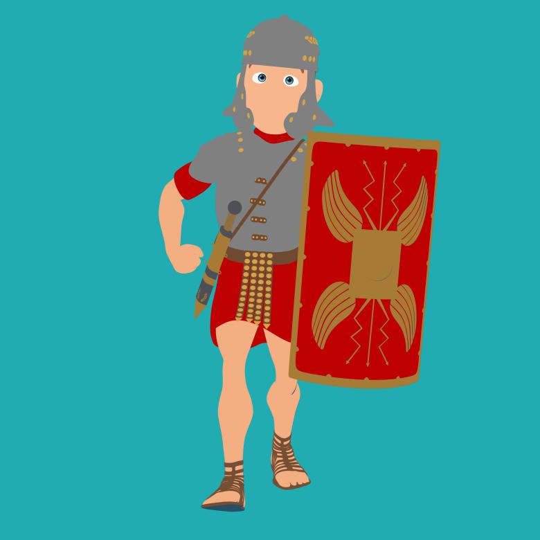 Free stock image of Roman Soldier Illustration created by Julien Tromeur