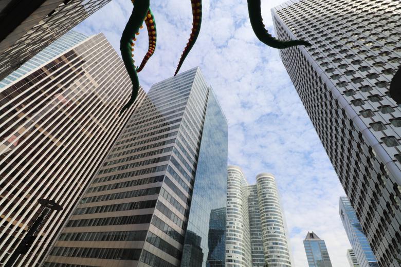 Free stock image of Octopus on my building!!?? created by GAIMARD Jacques