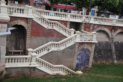 Free Stock Photo of Sinking stairways leading God knows where!