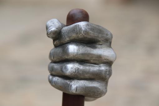 Metallic Hand Sculpture - Free Stock Photo