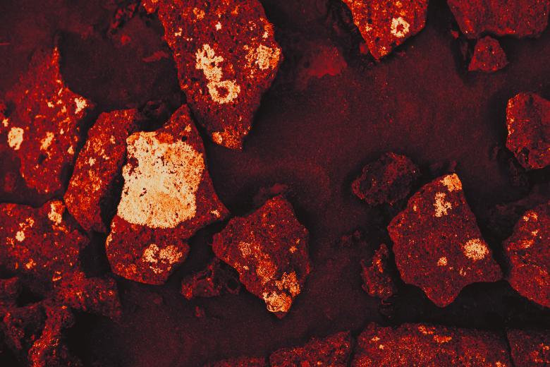 Free stock image of Red Lava Stone Texture created by Free Texture Friday