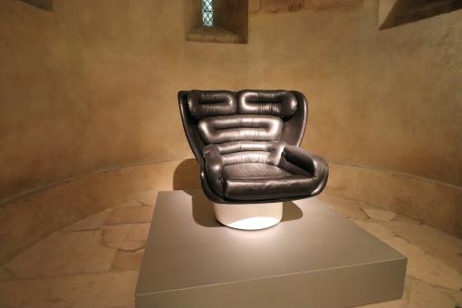 Free Stock Photo of Black Leather Chair