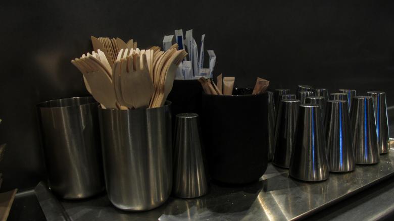Free stock image of Recyclable forks and utensils created by Michiru Maeda