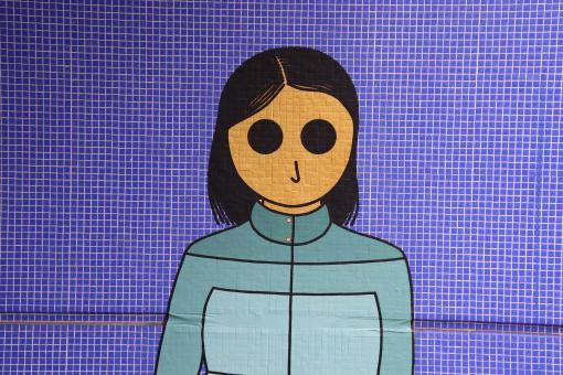 Free Stock Photo of The mysterious girl