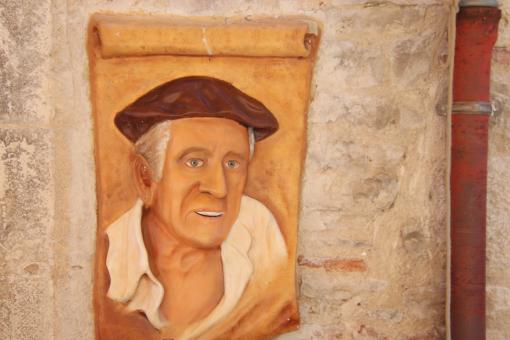 Free Stock Photo of Old Frenchman with (of course) a beret
