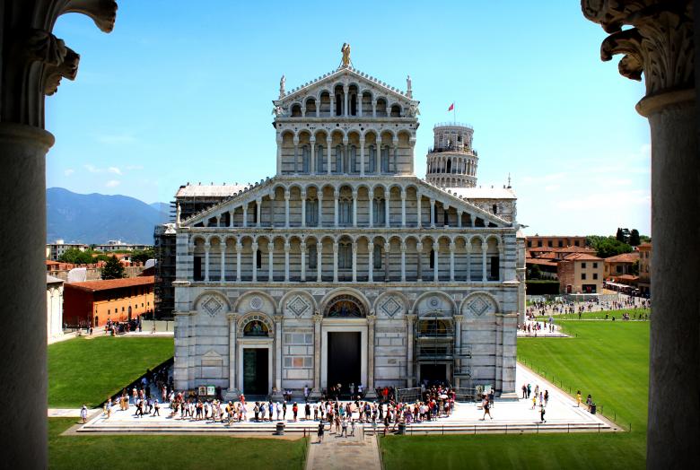 Free stock image of Pisa Cathedral - Facade - Romanesque Architecture created by Jack Moreh