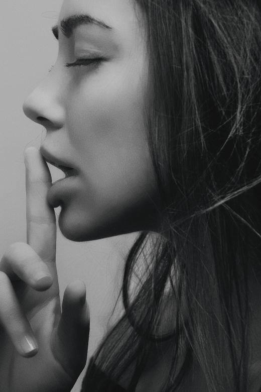 Free stock image of Woman side portrait created by Alexander Krivitskiy