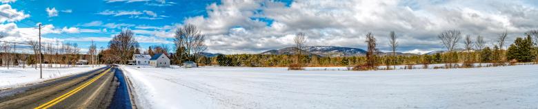 Free stock image of Winter Landscape - Panorama created by Guy Banville