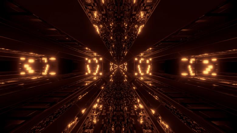 Free stock image of Futuristic stylish textured sci-fi tunnel corridor wallpaper created by tunnelmotions