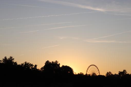 Great sunrise over Paris - Free Stock Photo