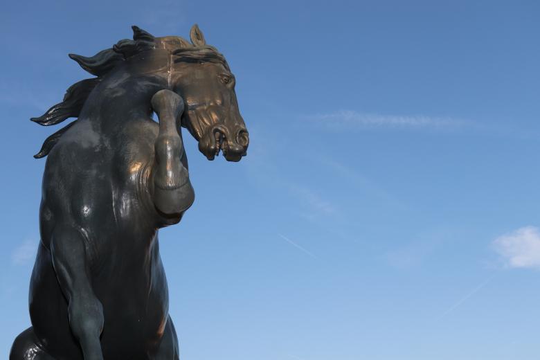 Free stock image of Bronze Horse Sculpture created by GAIMARD Jacques