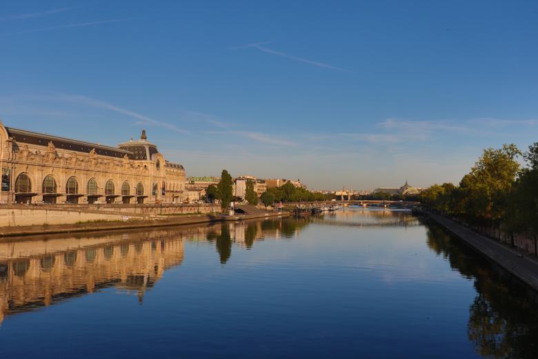 Free stock image of Large view over the Seine river and Paris created by GAIMARD Jacques