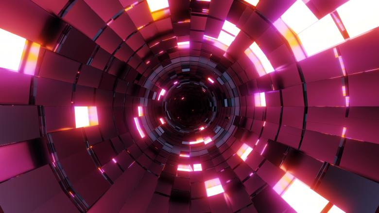 Free stock image of Abstract pattern with wireframe and nice colorful glow created by tunnelmotions