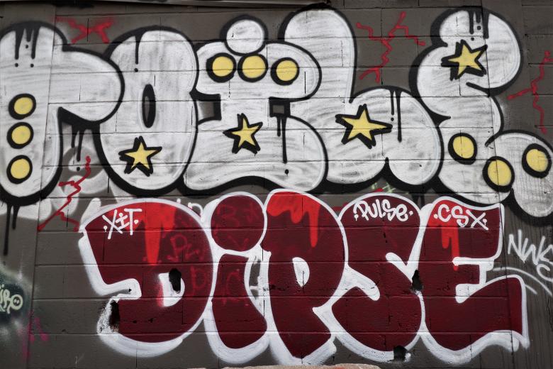 Free stock image of French street graffiti art created by GAIMARD Jacques
