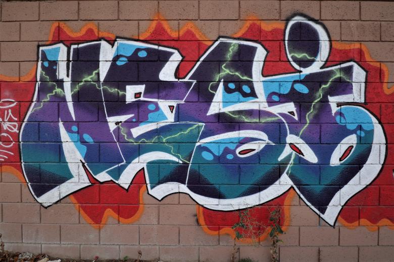 Free stock image of French graffiti tag - Nesi created by GAIMARD Jacques