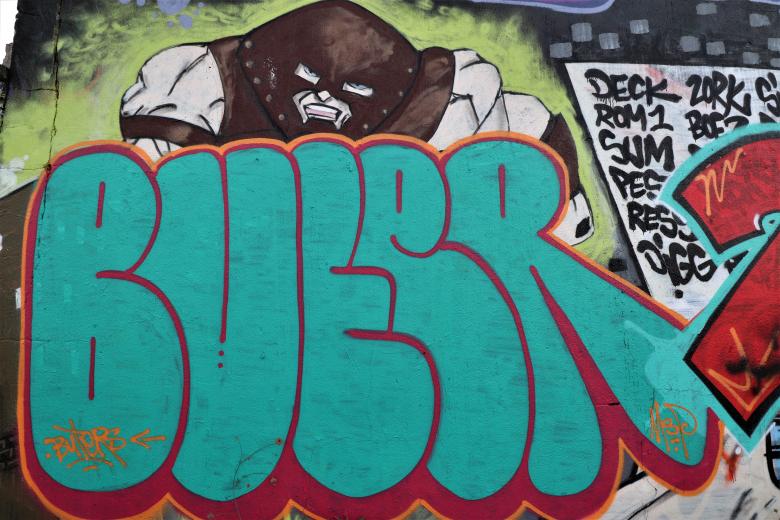 Free stock image of French graffiti created by GAIMARD Jacques