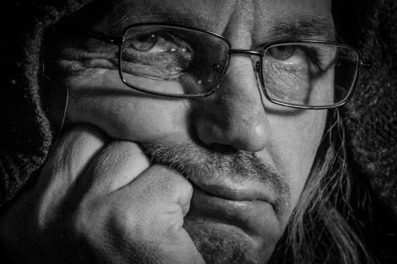 Free stock image of Man Thinking - Black and White Portrait, created by Alexander Krivitskiy